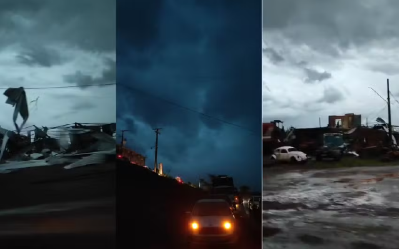 Tornado devasta cidades do Paraná e deixa cinco mortos e centenas de feridos