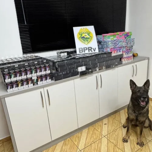 PRE apreende 2194 unidades de cigarros eletrônicos