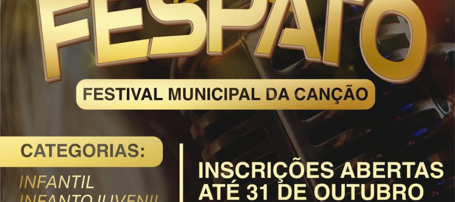 Abertas inscrições para o Festival da Canção de Pato Bragado – FESPATO