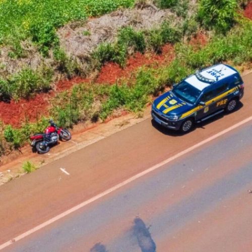 Colisão na 163 entre Toledo a Marechal deixa motociclista ferido