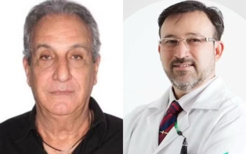 Fredy Tano Lopes (`s esquerda) morreu no acidente. Mario Gontijo (à direita) sobreviveu. — Foto: Reprodução/Redes Sociais