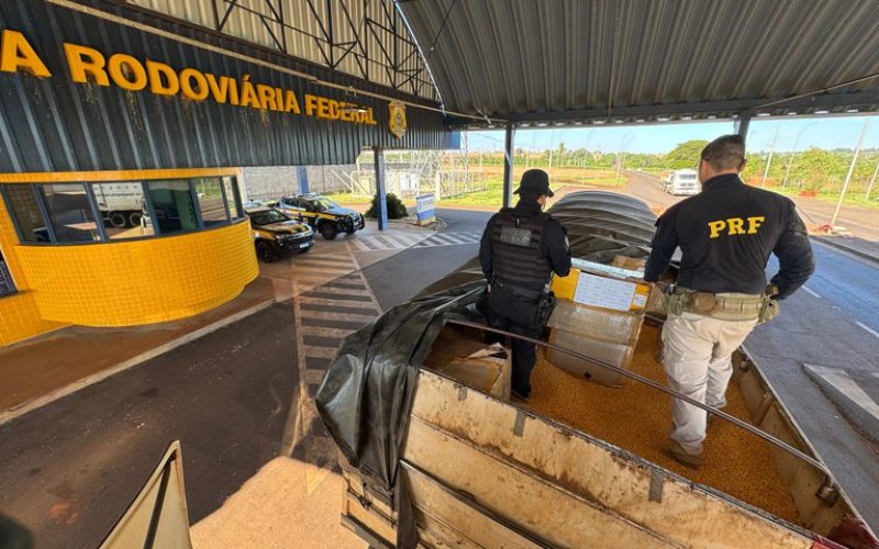 PRF e RFB apreendem 5 mil cigarros eletrônicos em Guaíra (PR)