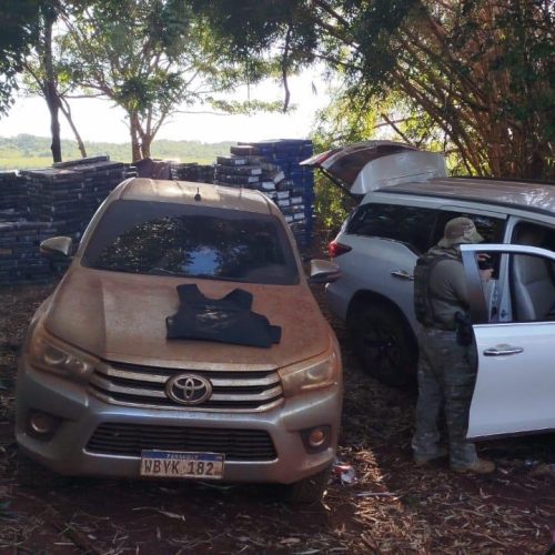 48 toneladas de droga que entrariam no Brasil por Pato Bragado são apreendidas no PY