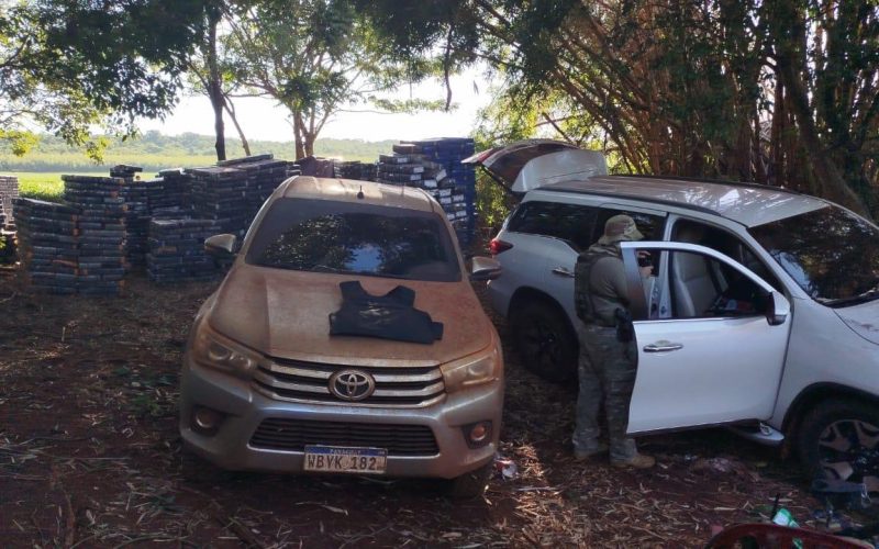 48 toneladas de droga que entrariam no Brasil por Pato Bragado são apreendidas no PY