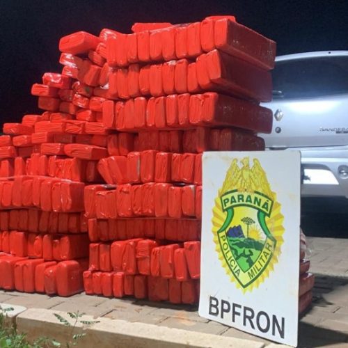 Adolescente de 17 anos é apreendido com carro carregado de maconha na BR-277 em Cascavel