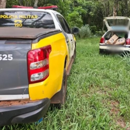 Veiculo e cigarros são apreendidos em Arroio Guaçu