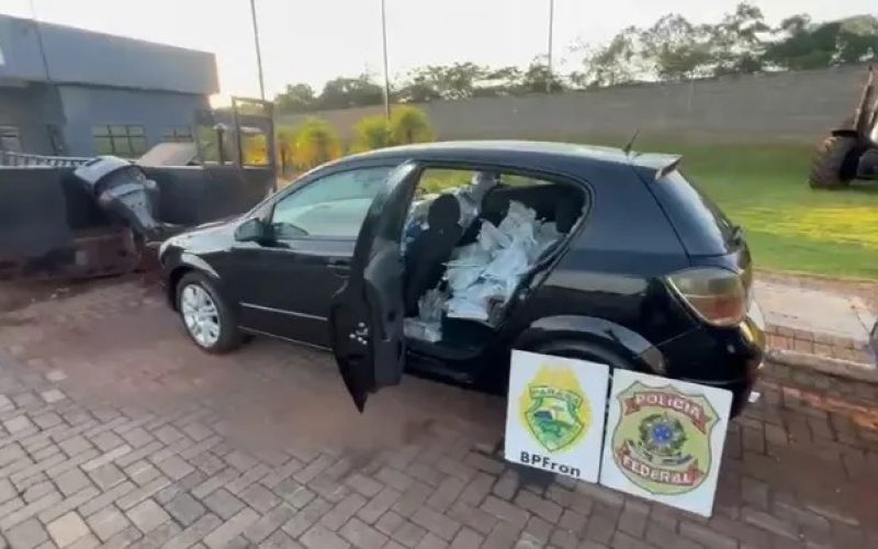BPFron e Policia Federal apreendem agrotóxicos contrabandeados em Marechal Rondon