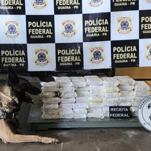 50 kg de cocaína são apreendidos na Ponte Ayrton Senna