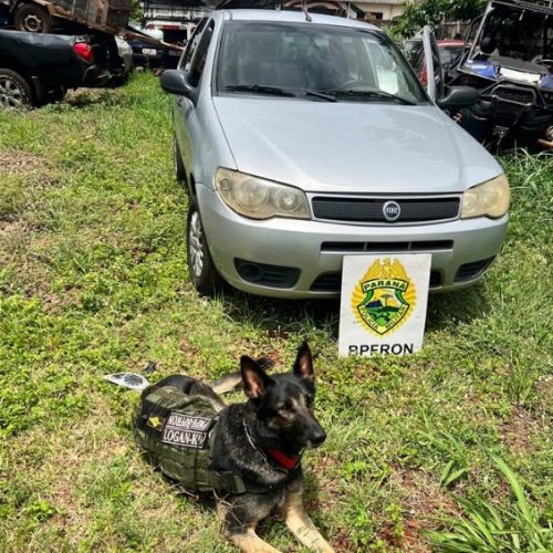 BPFron apreende veículo com placa adulterada em Marechal Cândido Rondon