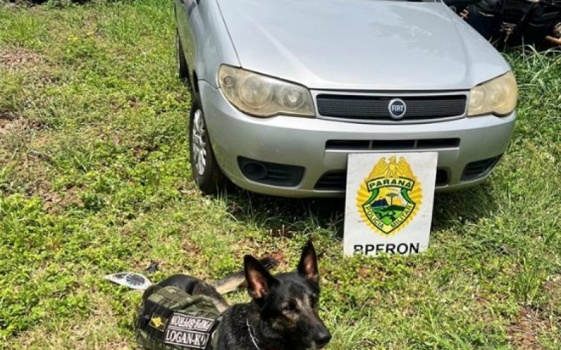 BPFron apreende veículo com placa adulterada em Marechal Cândido Rondon