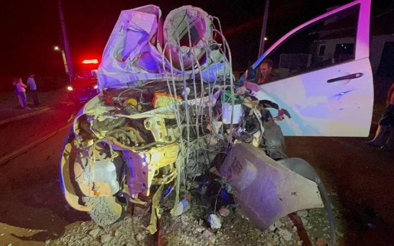 Condutor fica gravemente ferido após acidente em Concórdia do Oeste, Toledo