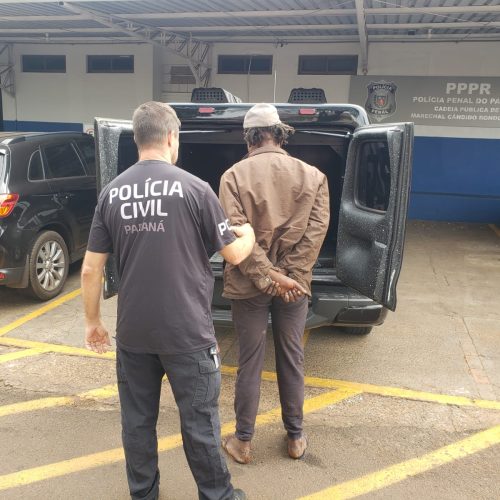 Polícia Civil prende foragido condenado por estupro e outros crimes em Marechal Rondon