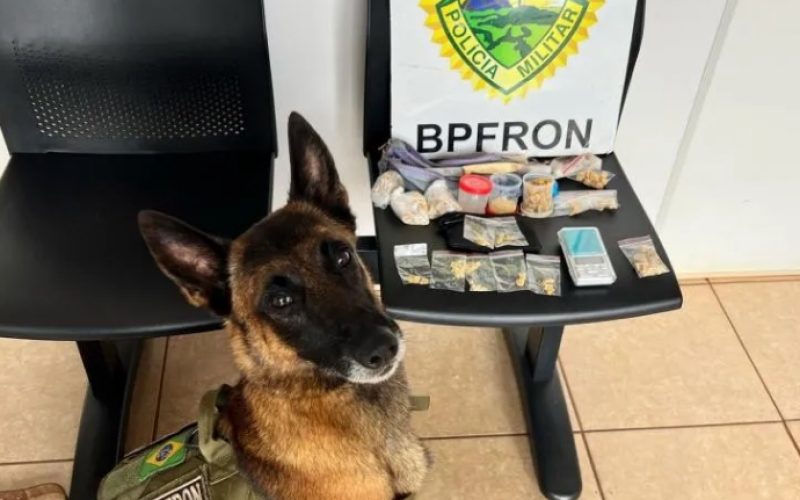 Traficante de crack é preso pelo BPFron em Marechal Rondon.