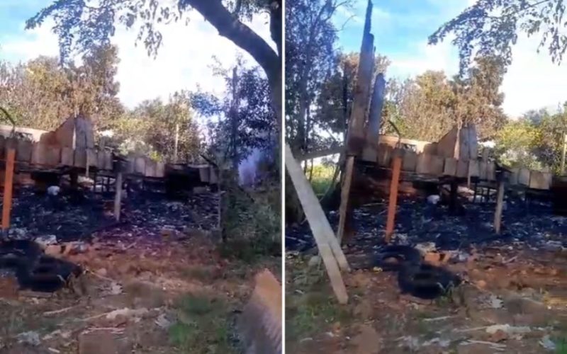 Por ciúmes, homem agride companheira e incendeia residência